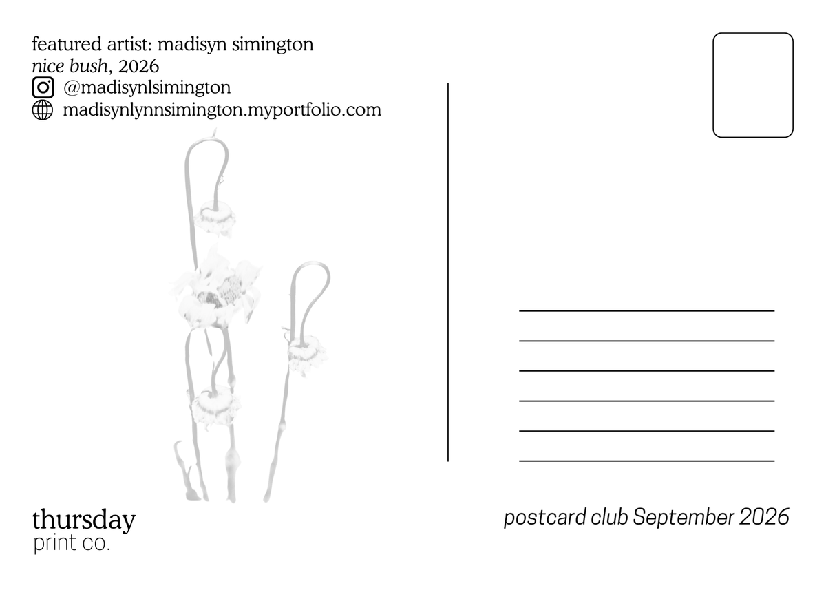 Postcard Club Subscription!