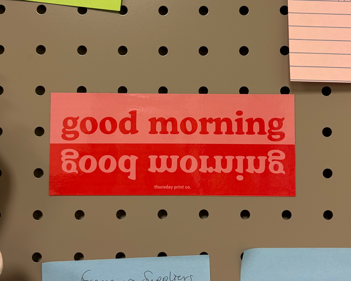 good morning - magnet