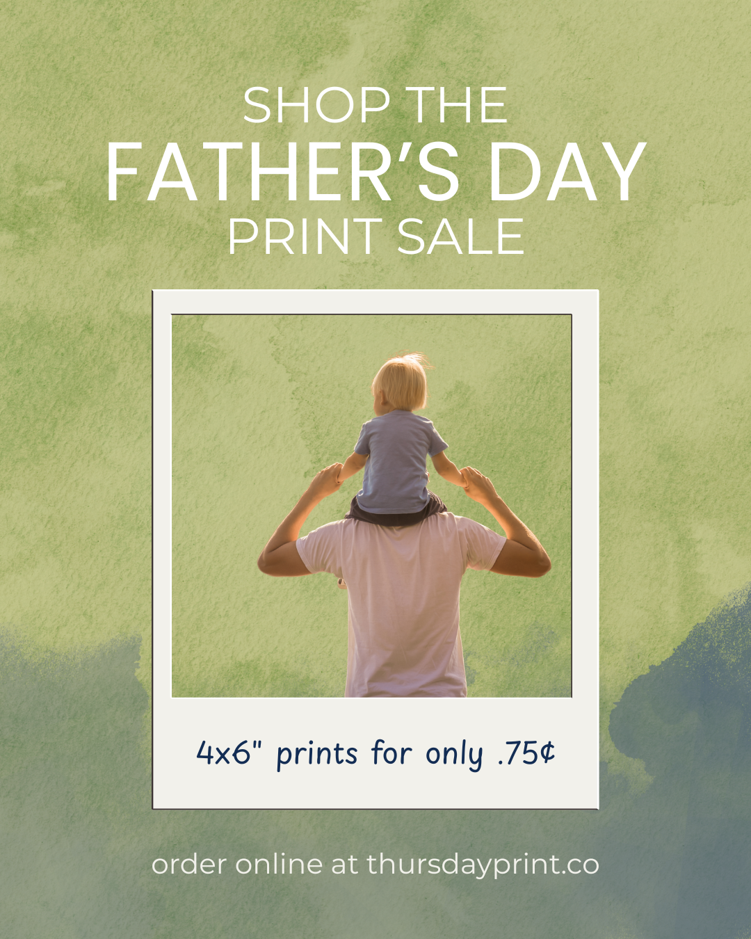 father's day print special