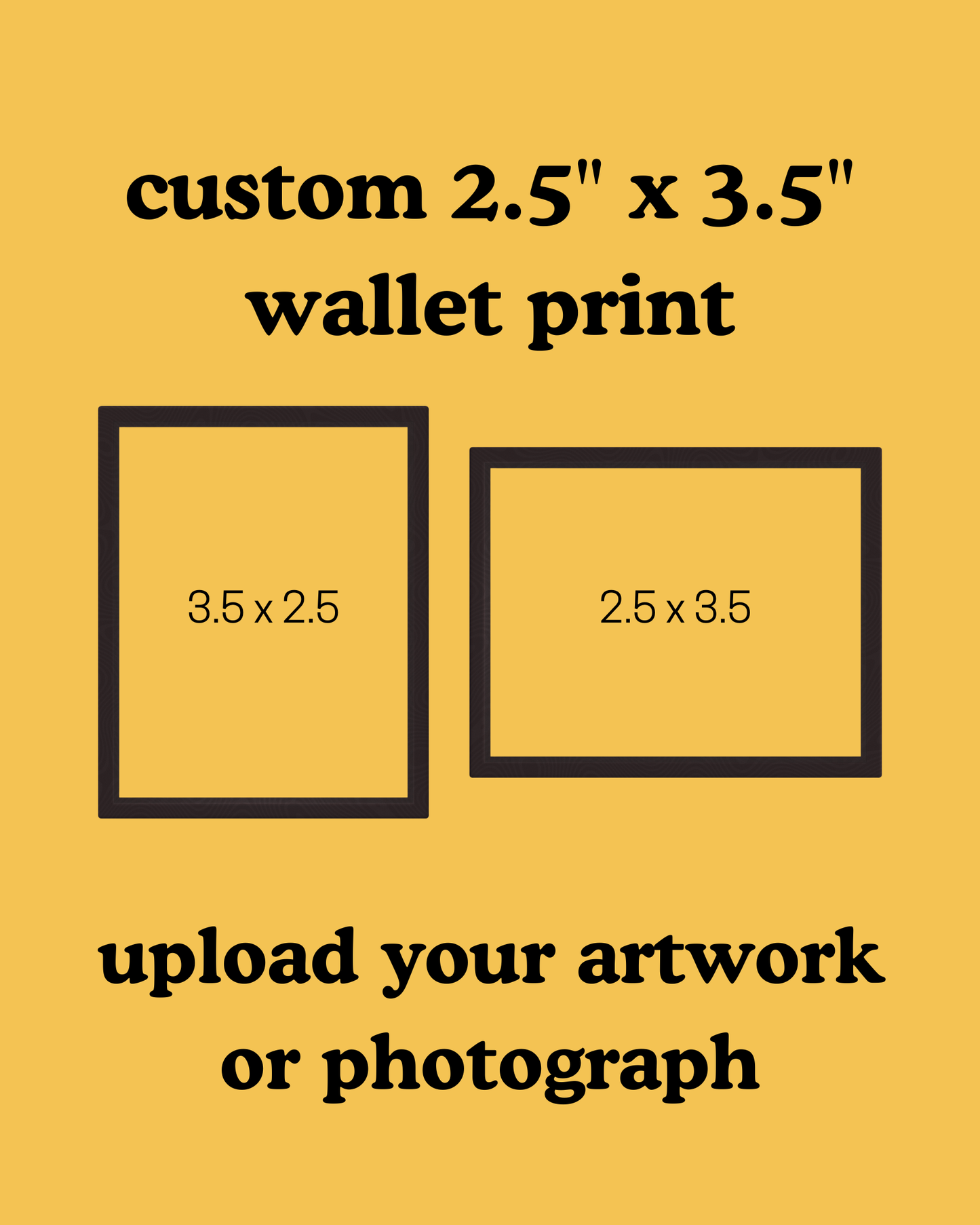custom wallet prints